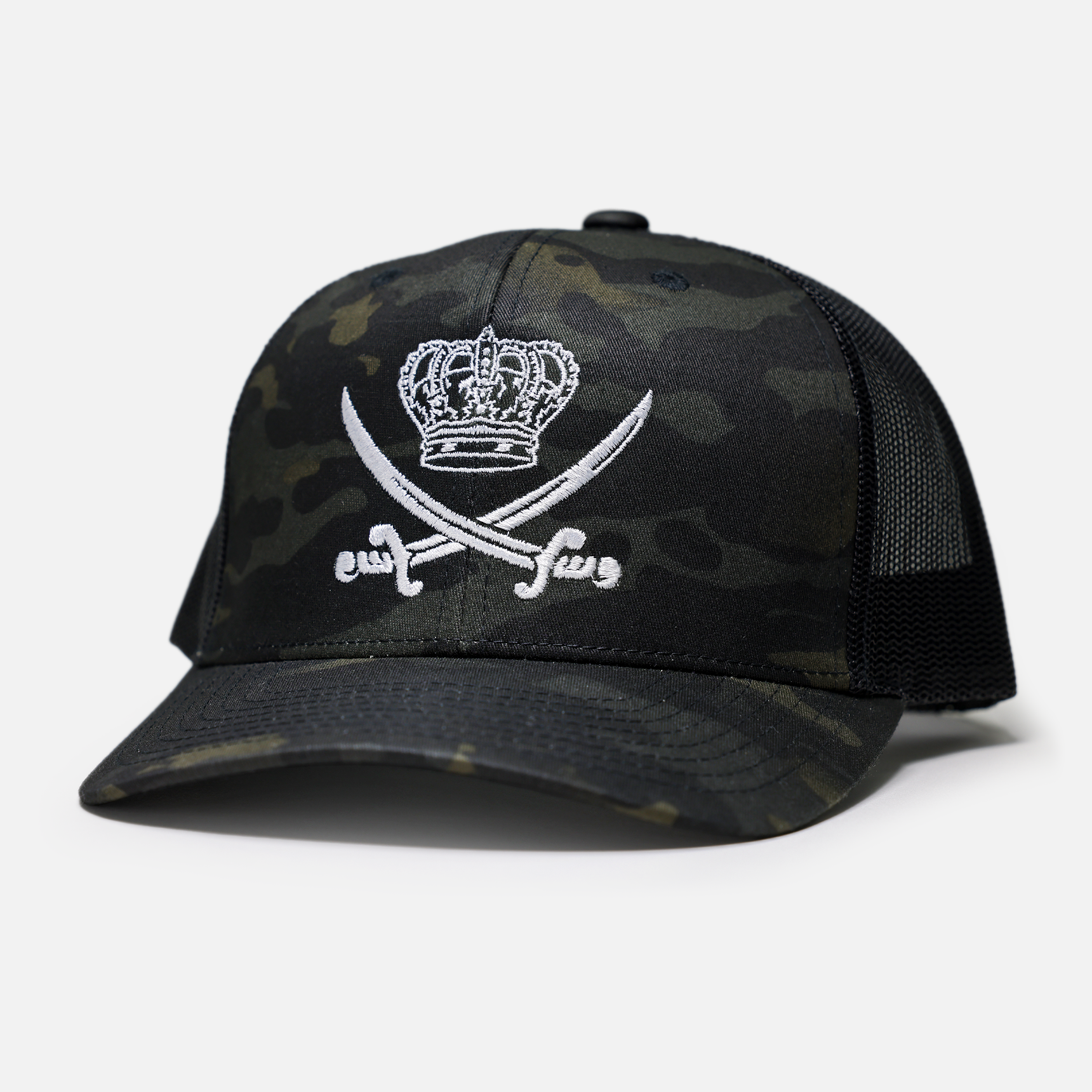 Crown City Trucker Hat // Multicam® Black