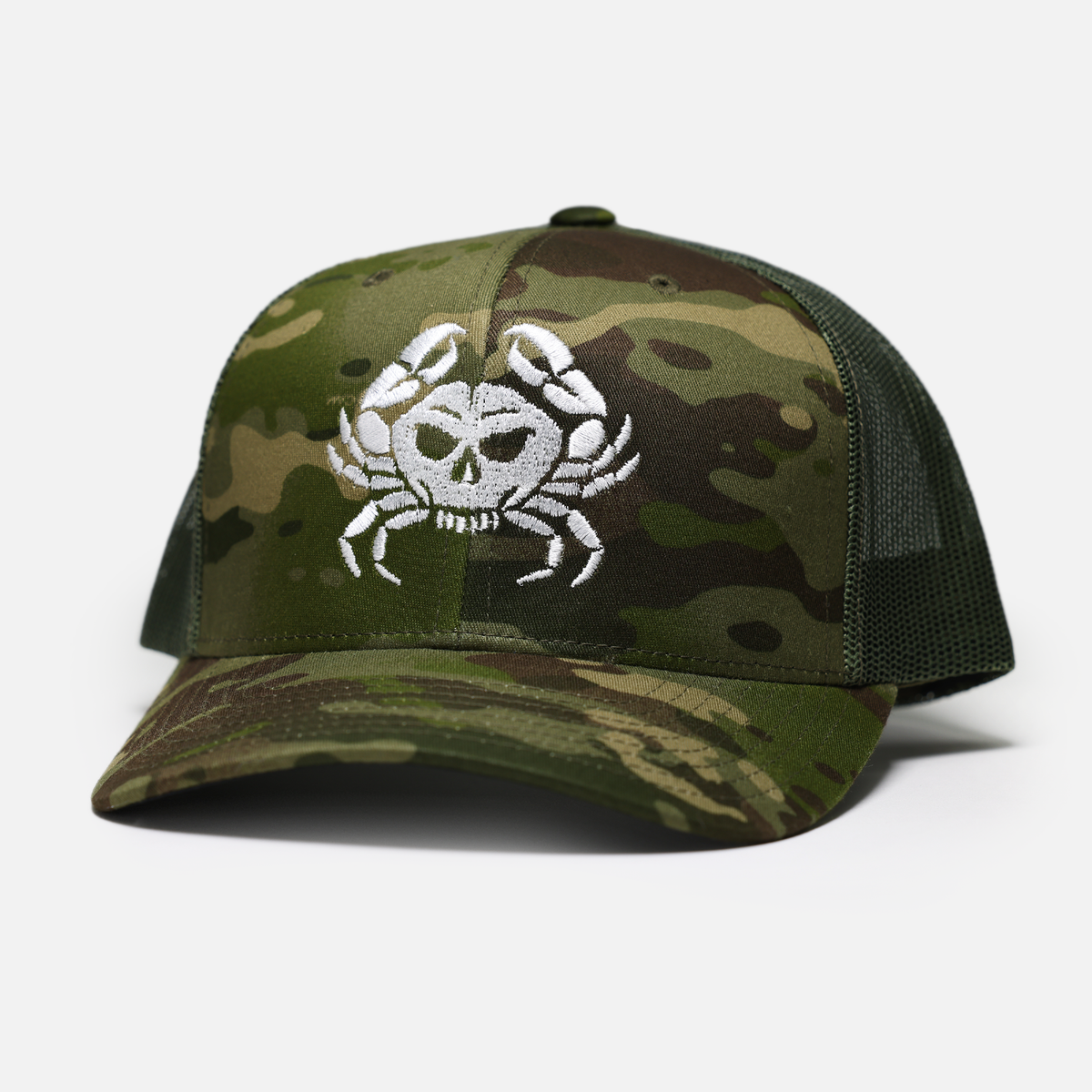 Bone Crab Trucker Hat // Multicam Tropic