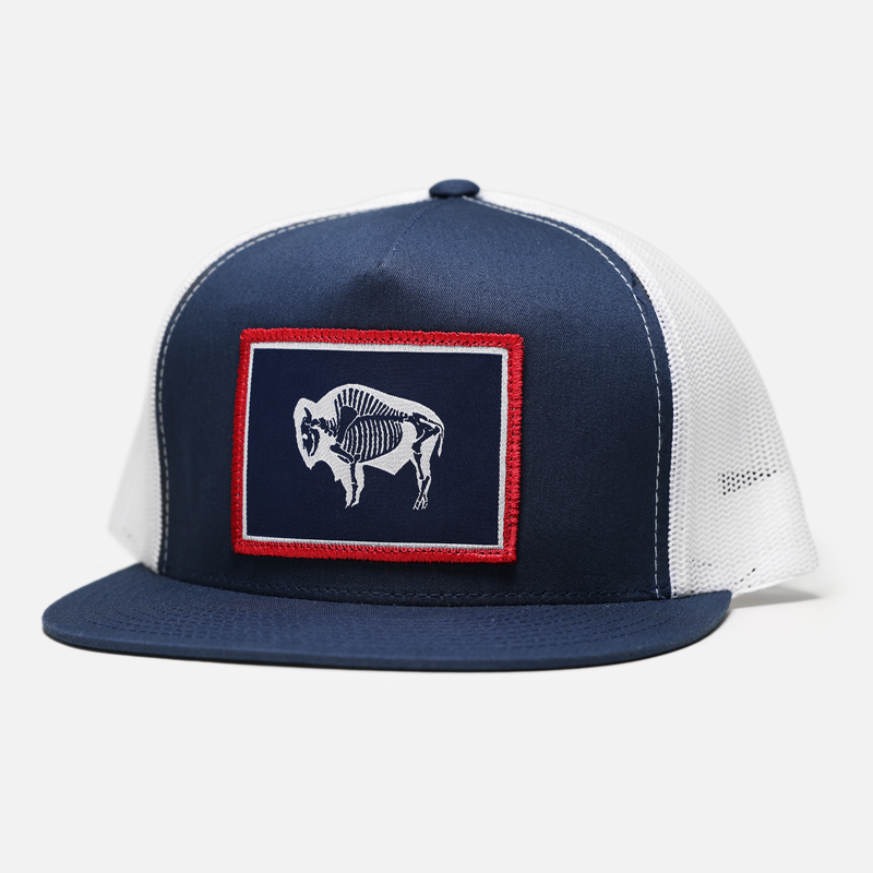 Bone Bison Trucker Hat // OG Colorway