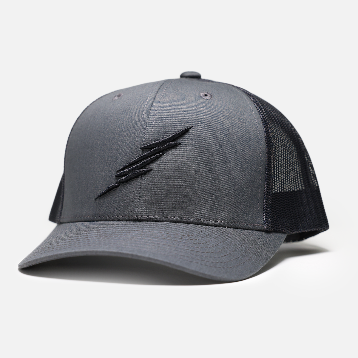 Brand Trucker Hat // Charcoal Gray