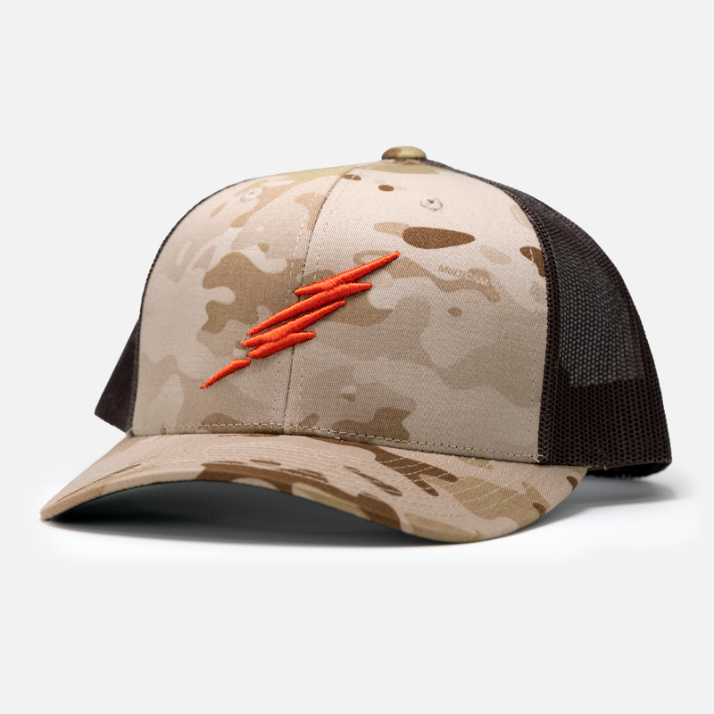 Brand Trucker Hat // Multicam® Arid