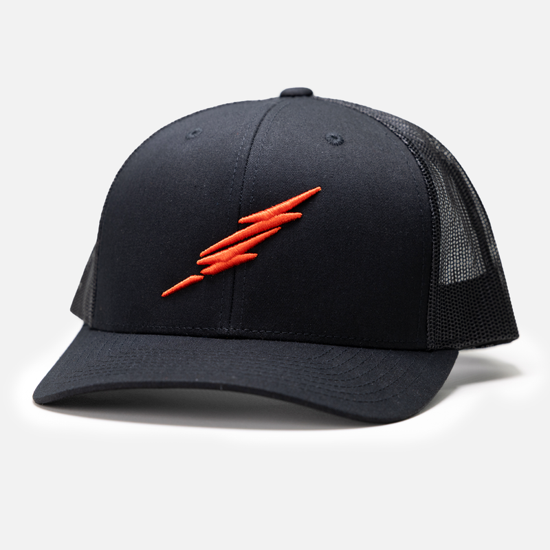 Brand Trucker Hat // Blood Orange