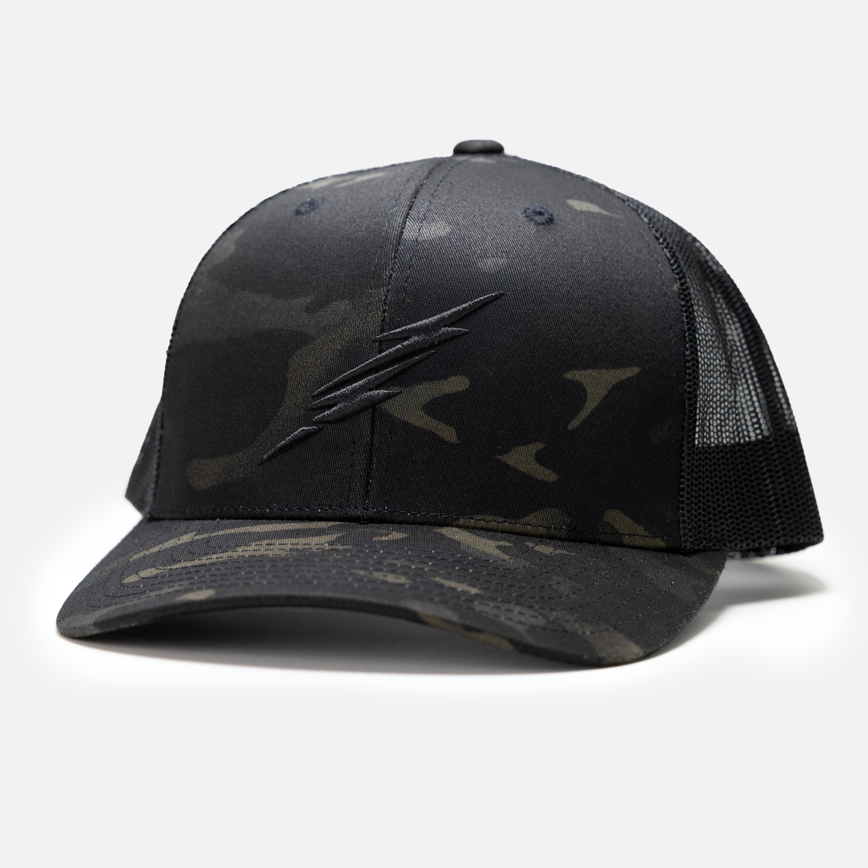 Brand Trucker Hat // Multicam® Black