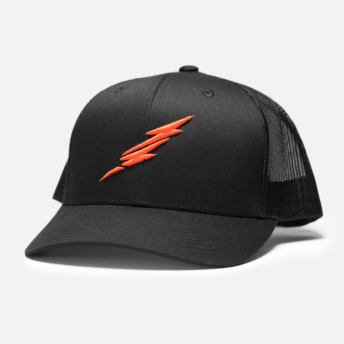 Brand Trucker Hat // Blood Orange