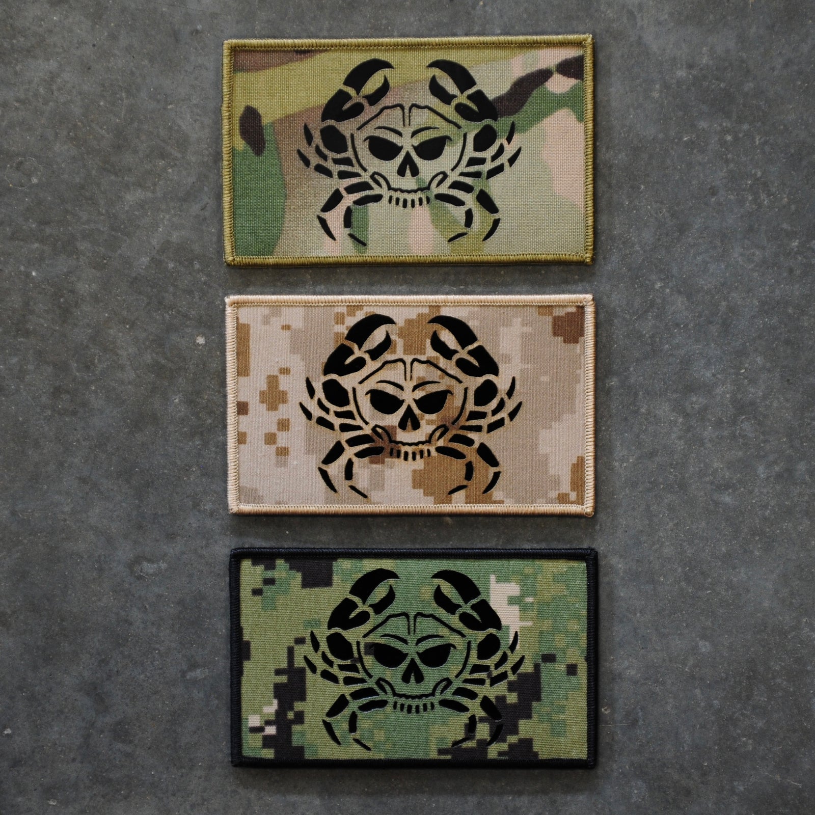 Bone Crab IR Patch // Large