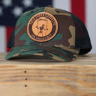 Leather Patch Trucker Hats