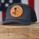 Leather Patch Trucker Hats