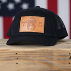 Leather Patch Trucker Hats