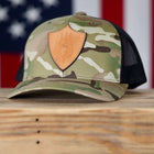 Leather Patch Trucker Hats