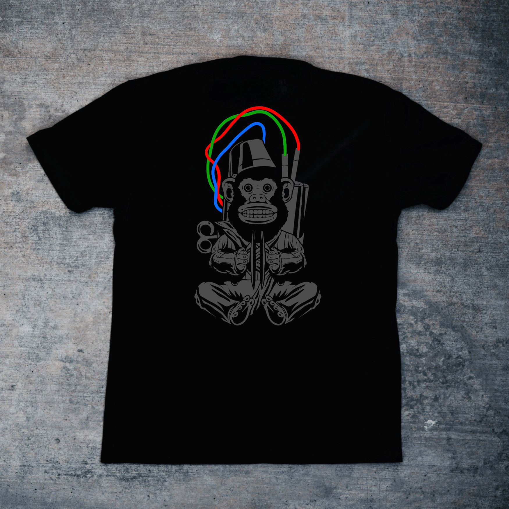 Three Wire Guy Tee // Black