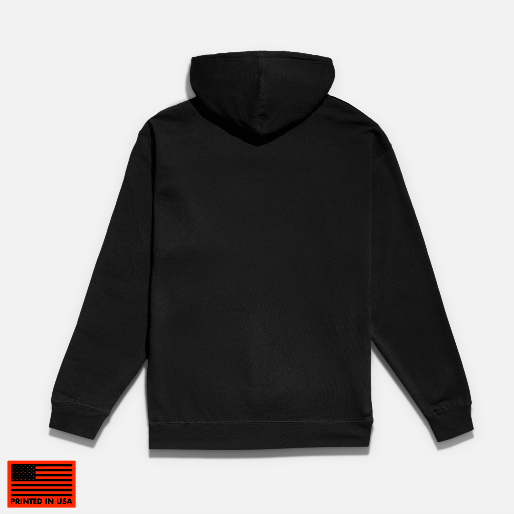 Bone Bison Hybrid Hoodie // Black