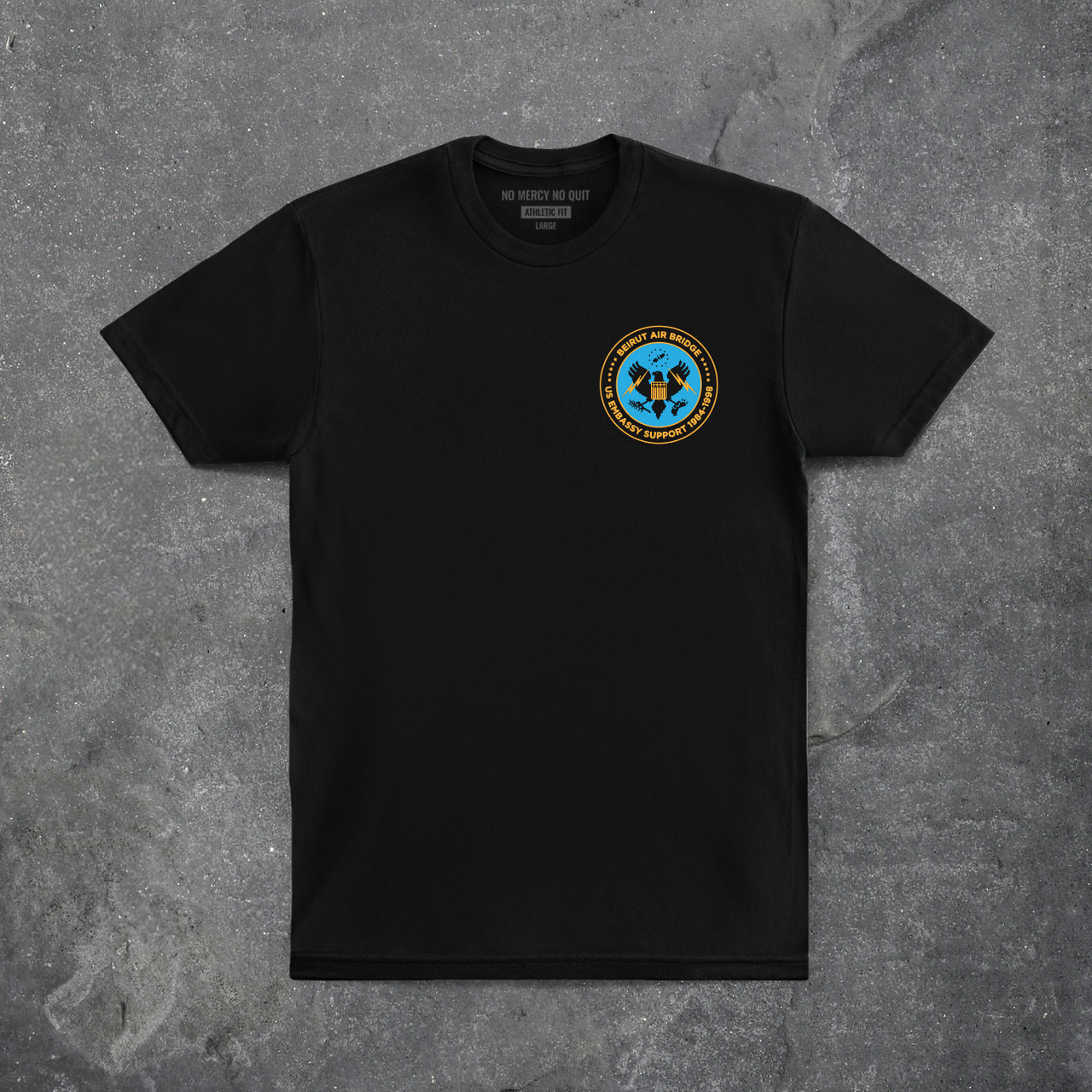 Eagle Flight Det Hybrid Tee // Black