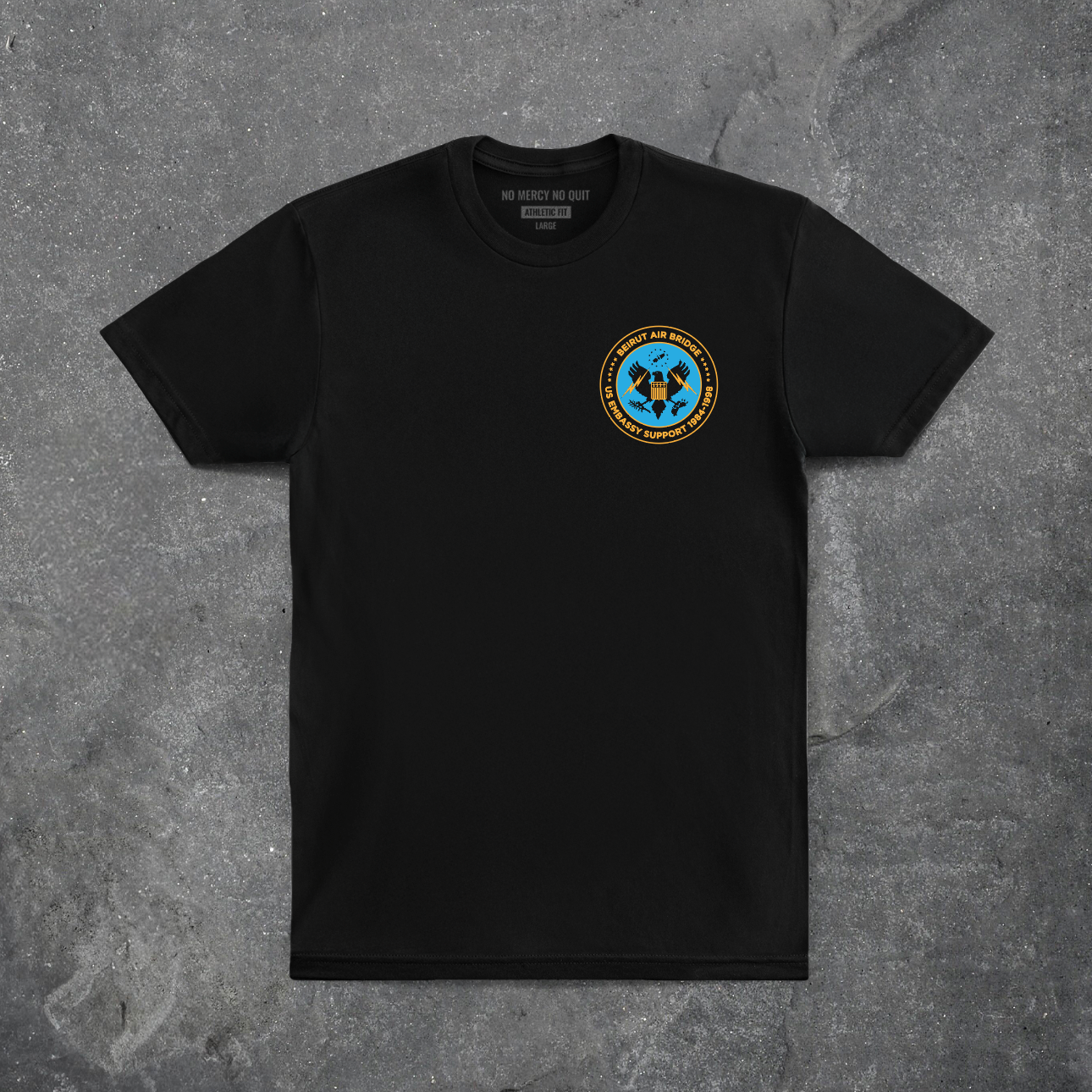 Eagle Flight Det Hybrid Tee // Black