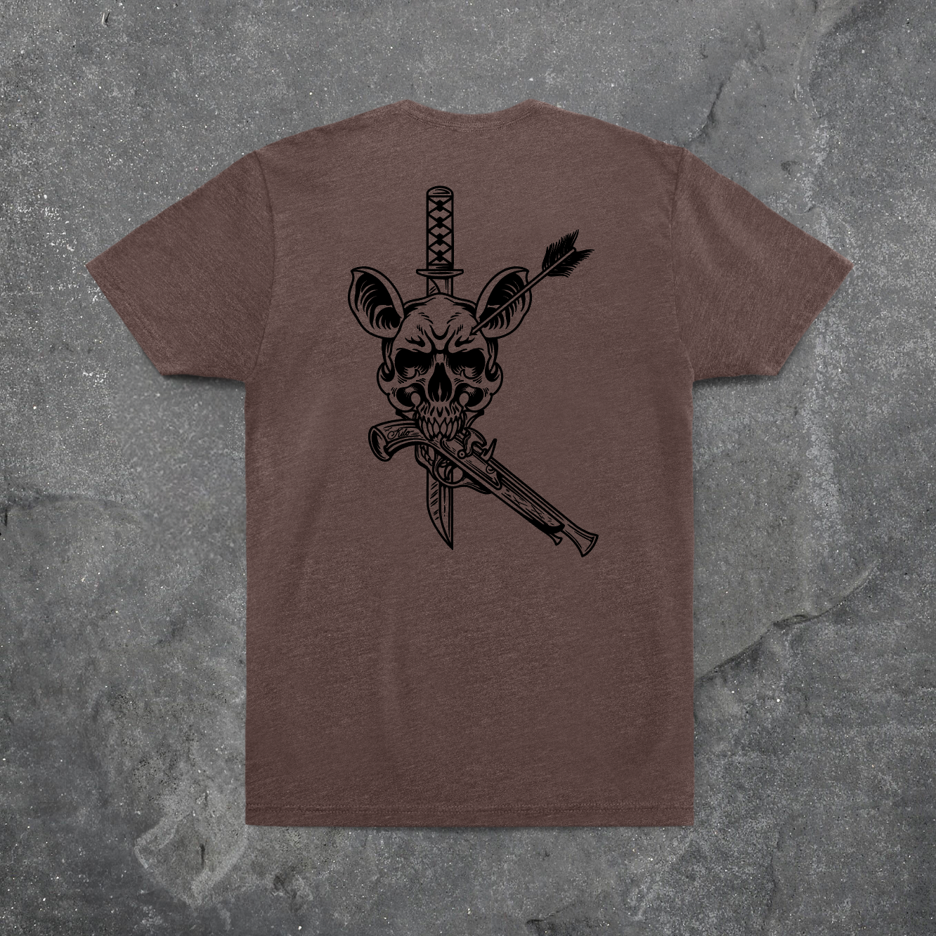 Det Kilo Hybrid Tee // Brown