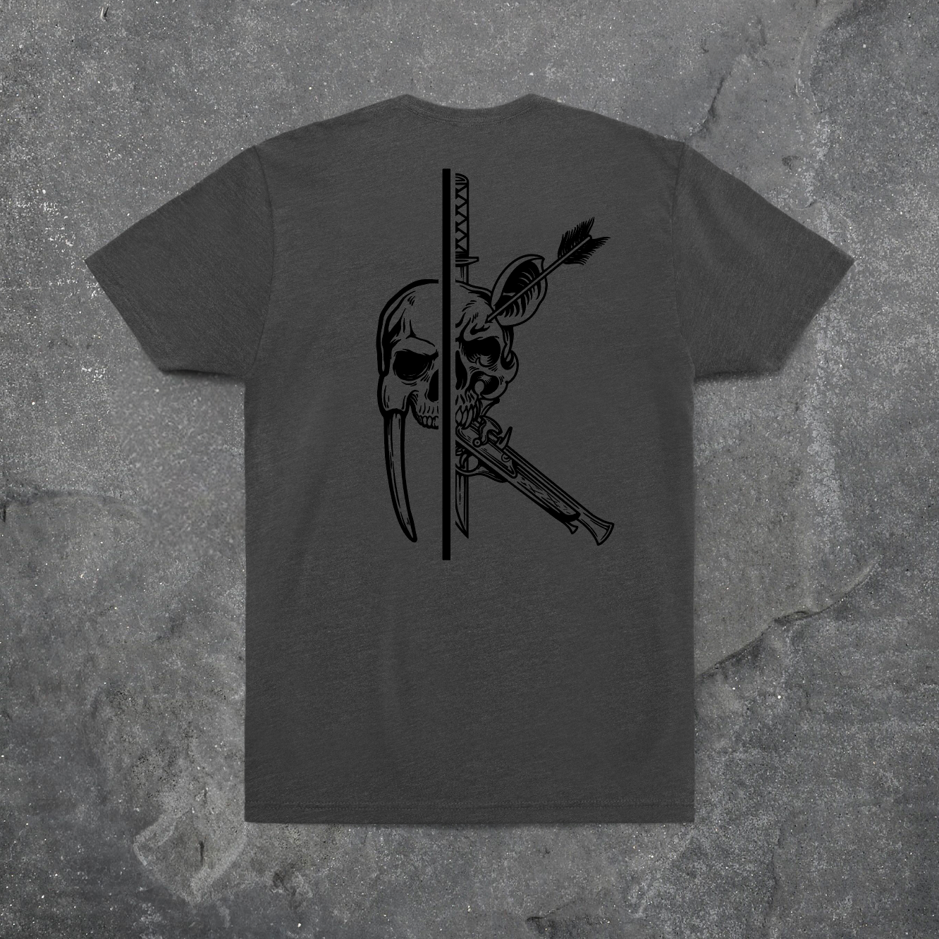 Kima Hybrid Tee // Gray