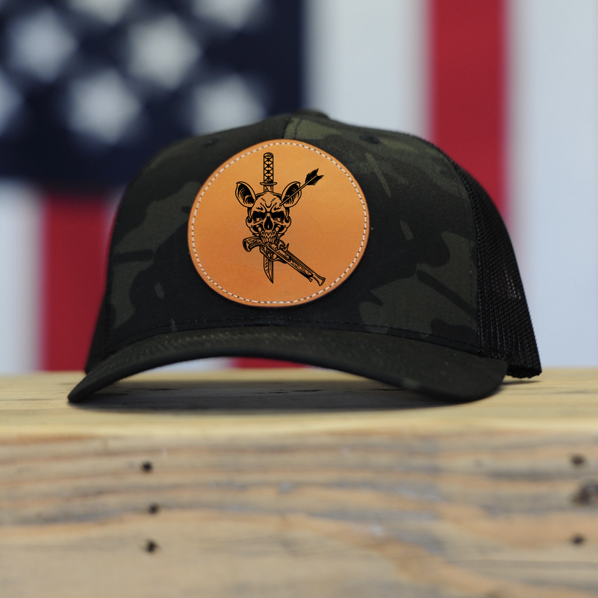 Det Kilo Trucker Hat // Leather Patch