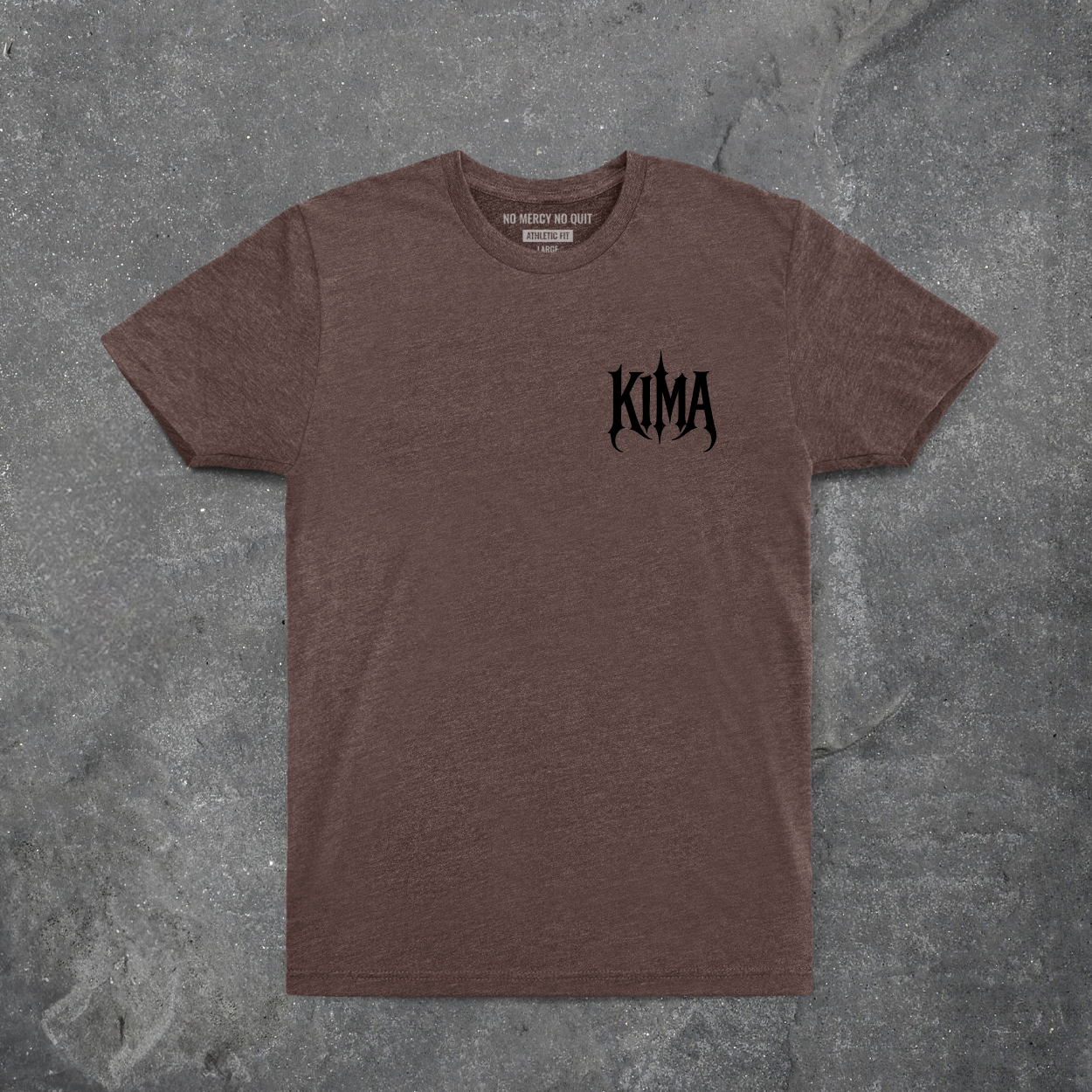 Kima Hybrid Tee // Brown