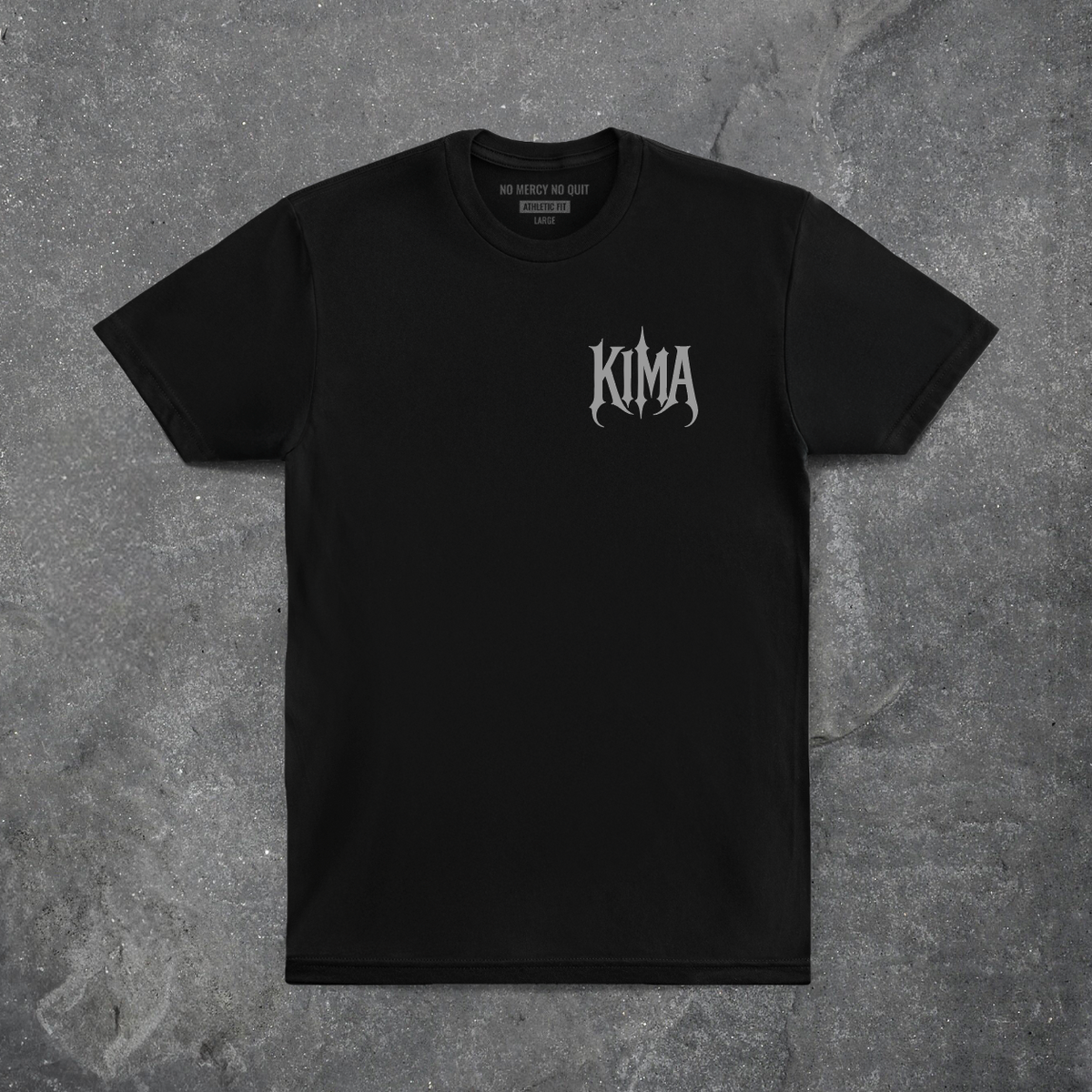 Kima Hybrid Tee // Black