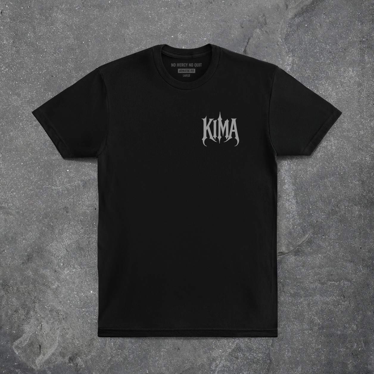 Kima Hybrid Tee // Black