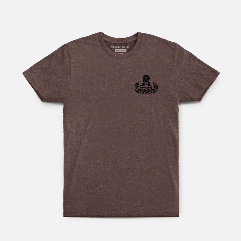 EOD Badge Hybrid Tee // Brown