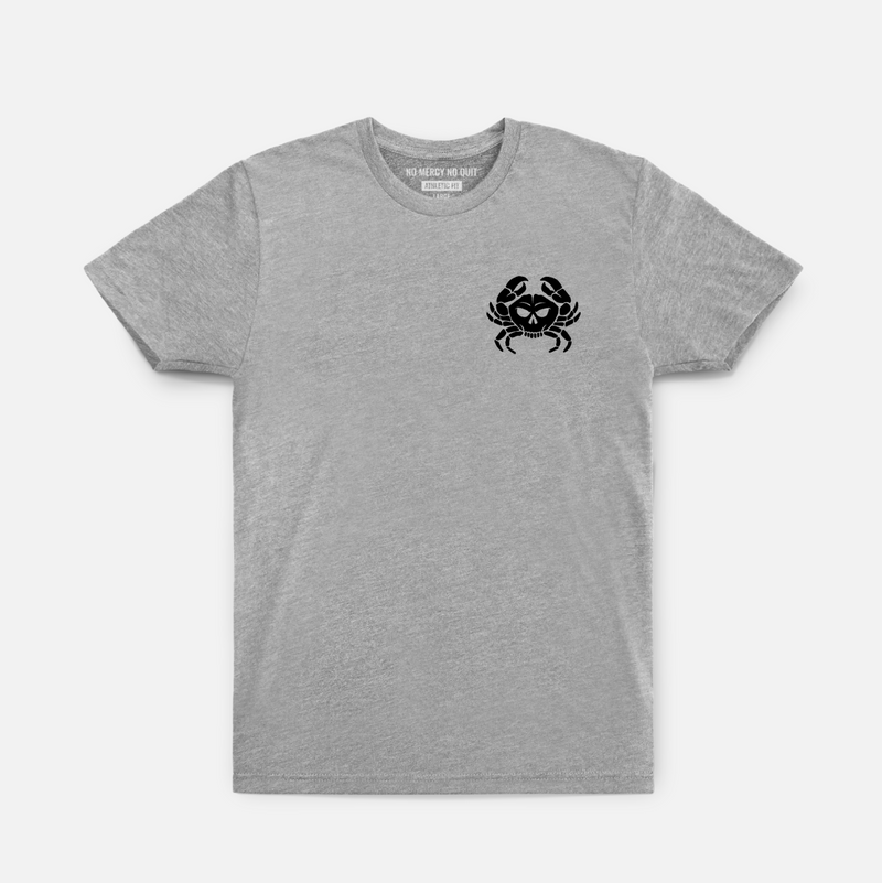 Bone Crab Hybrid Tee // Heather Gray