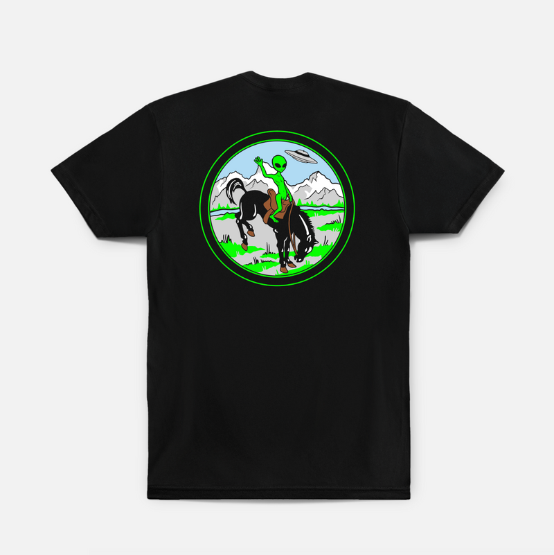 Space Cowboy Hybrid Tee // Black