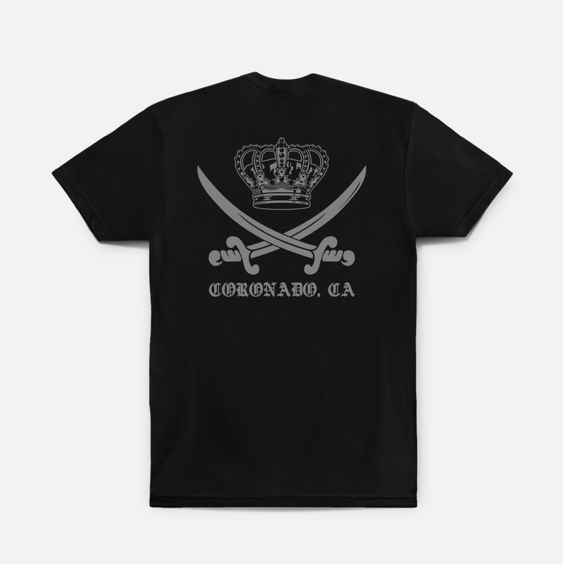 Crown City Hybrid Tee // Black