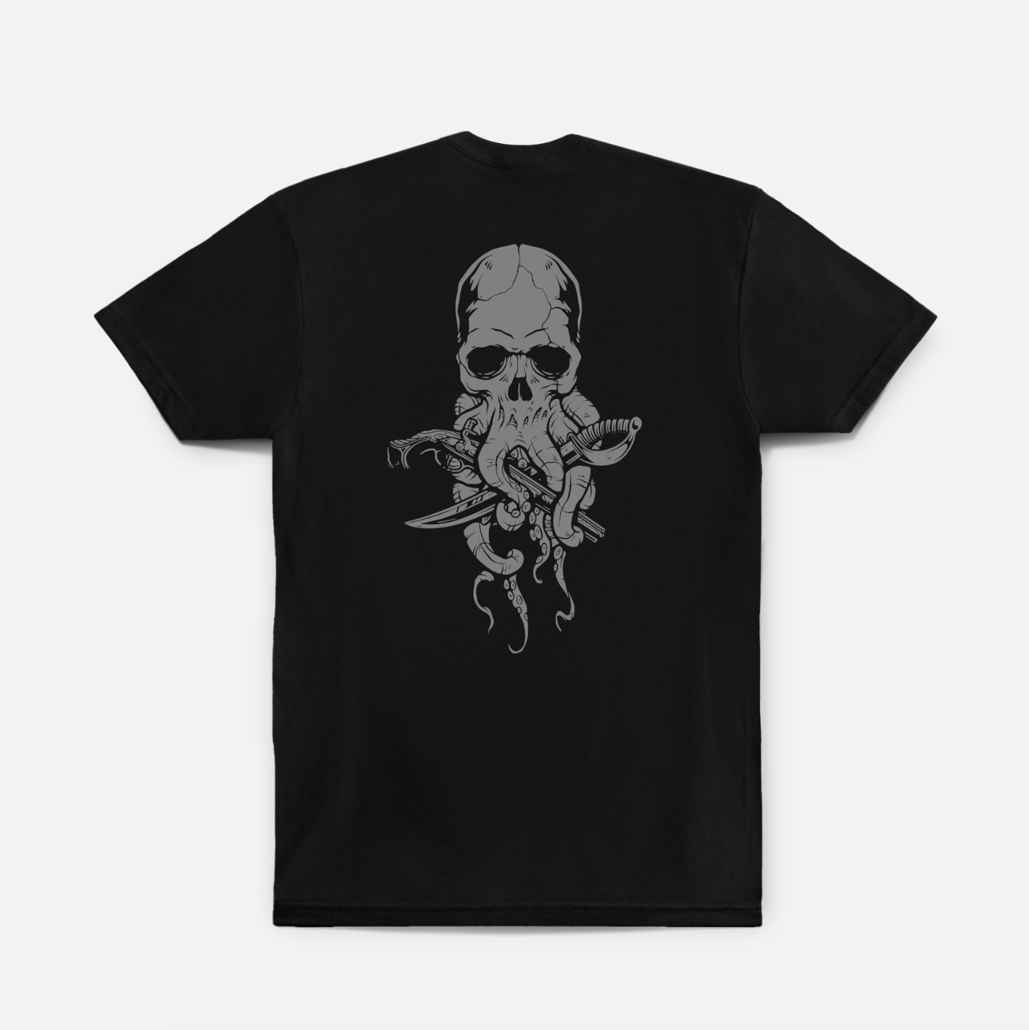 OctoSkull Hybrid Tee // Black