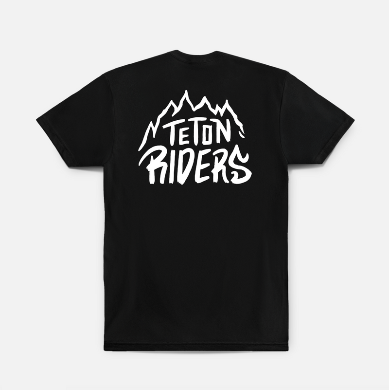Teton Riders Hybrid Tee // Black