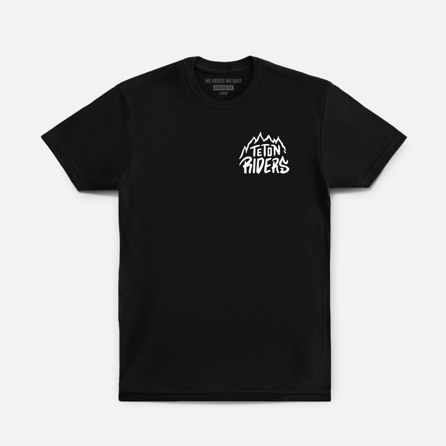 Teton Riders Hybrid Tee // Black