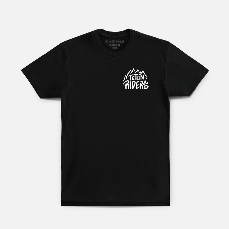 Teton Riders Hybrid Tee // Black
