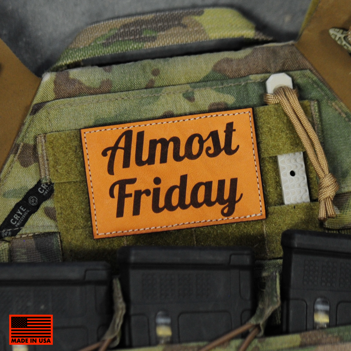 Almost Friday Leather Patch