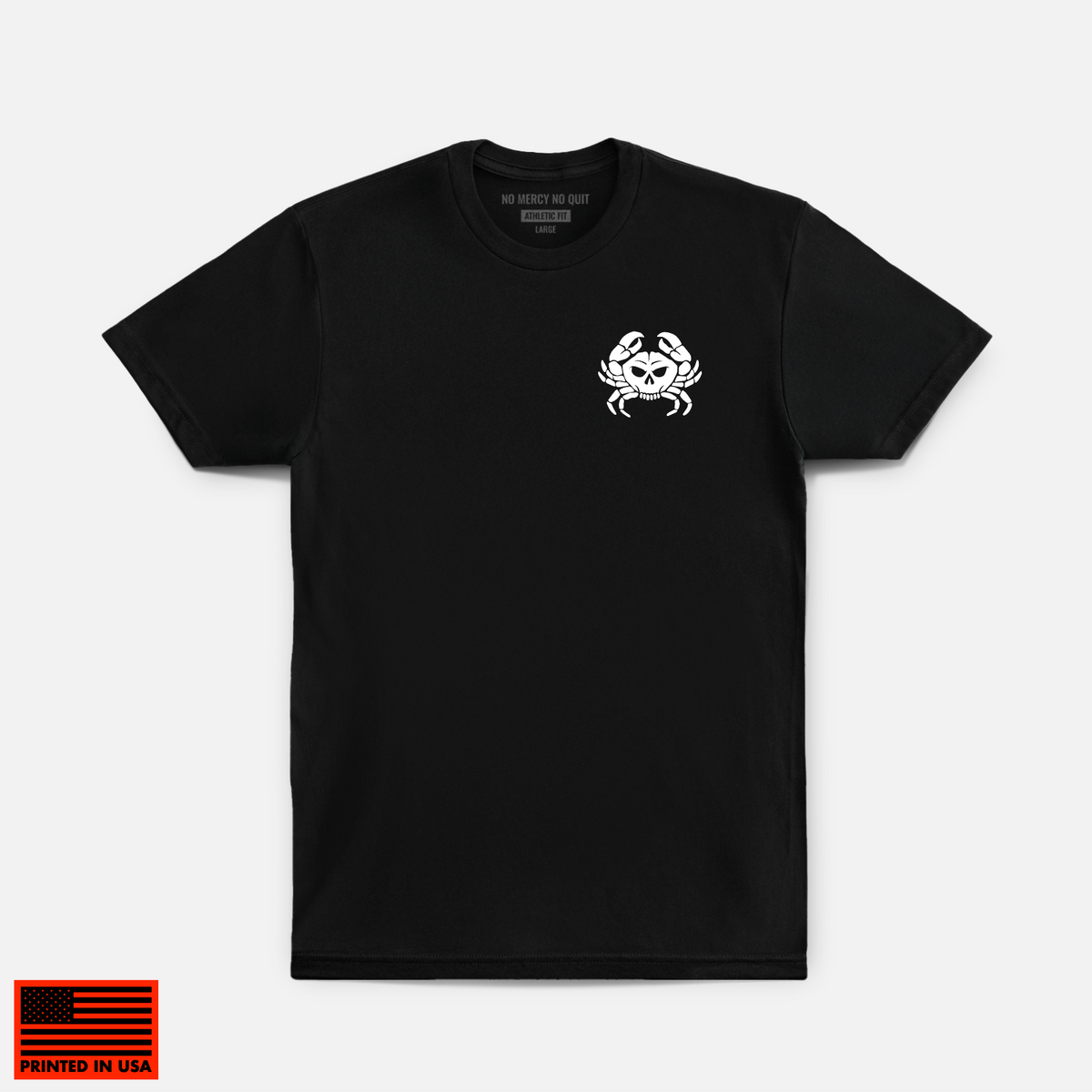 Bone Crab Hybrid Tee // Black