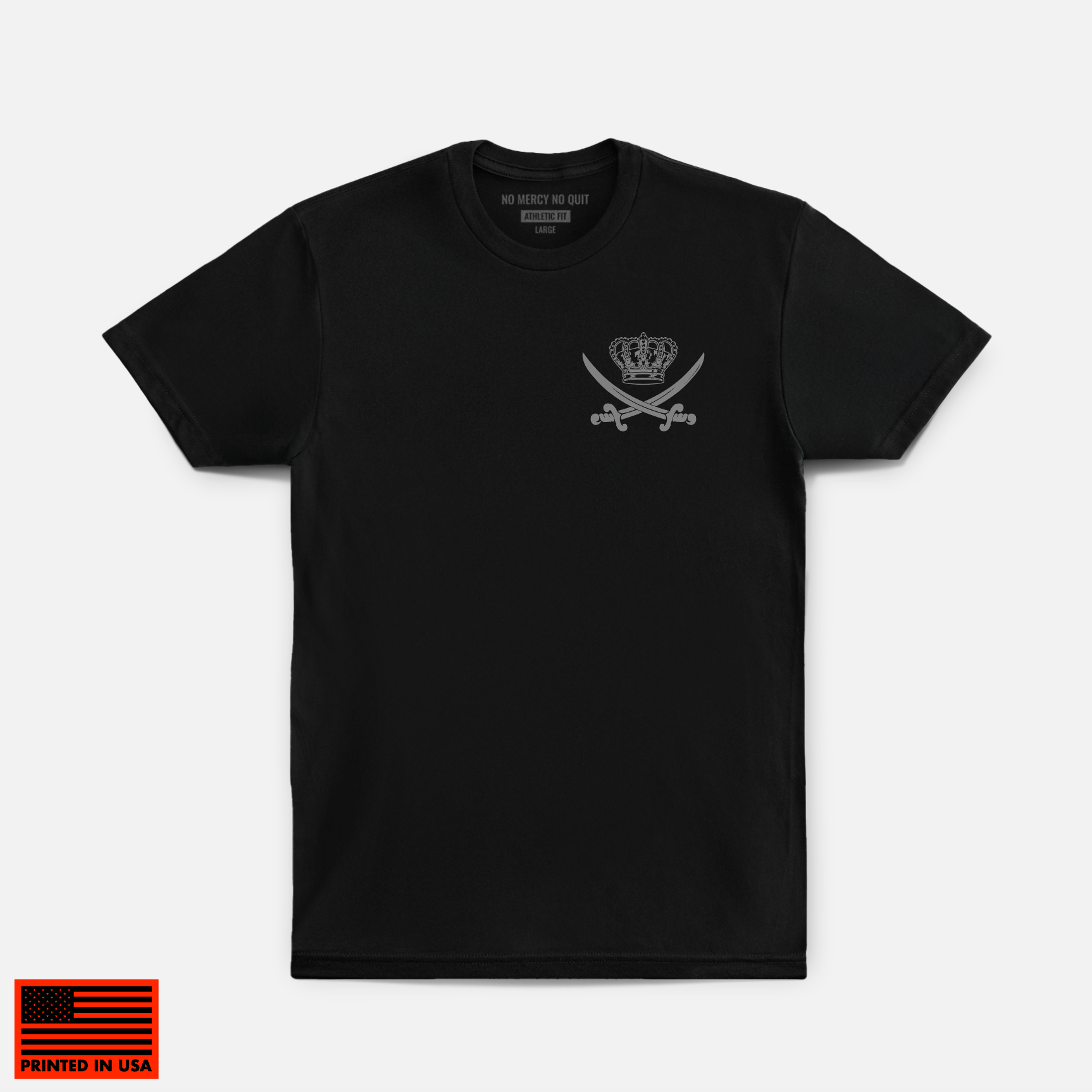 Crown City Hybrid Tee // Black