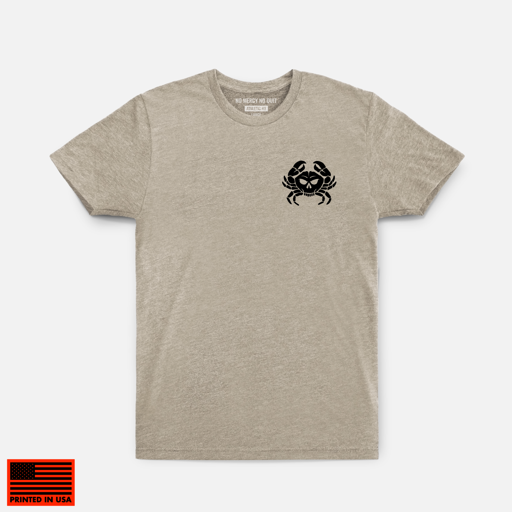 Bone Crab Hybrid Tee // Tan