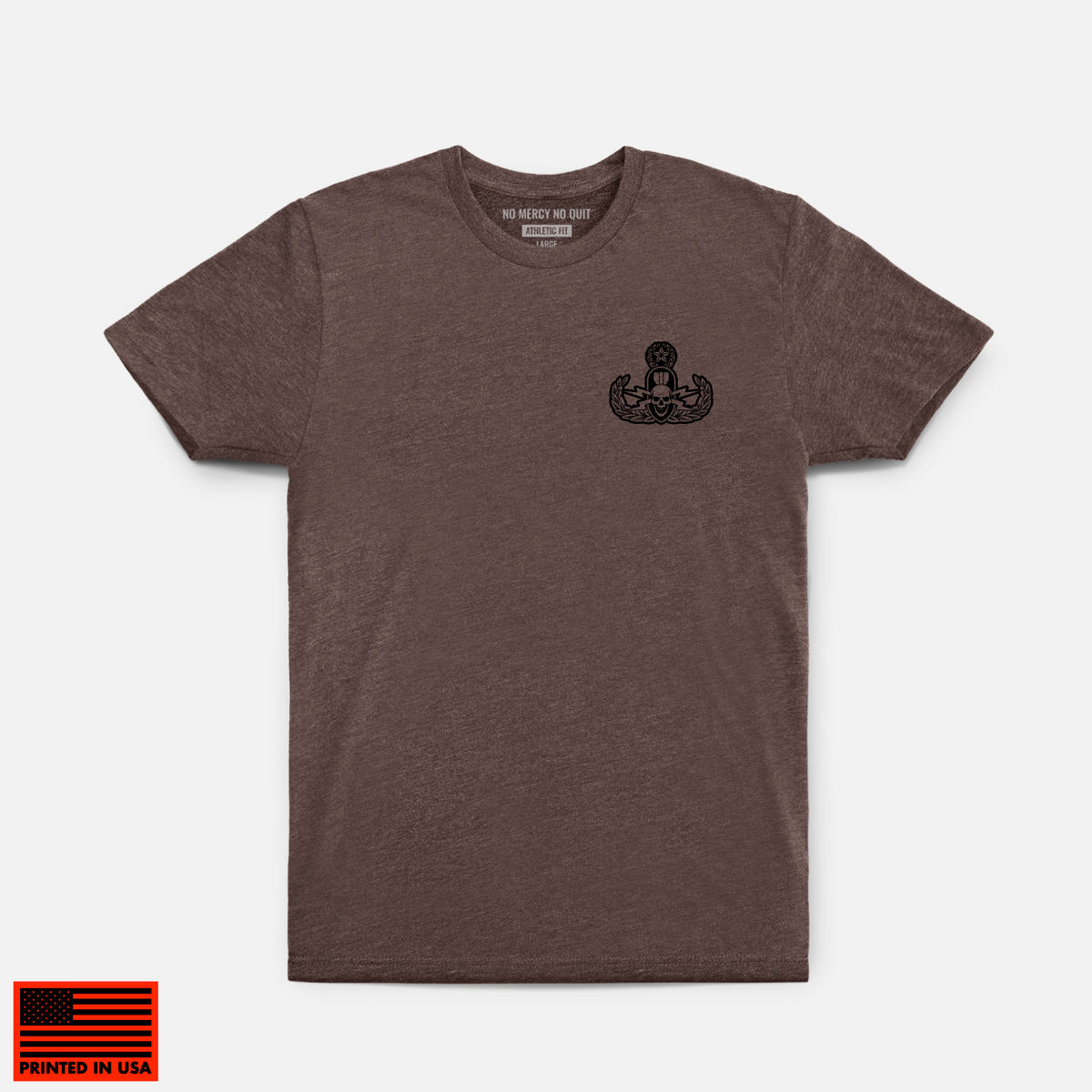 EOD Badge Hybrid Tee // Brown