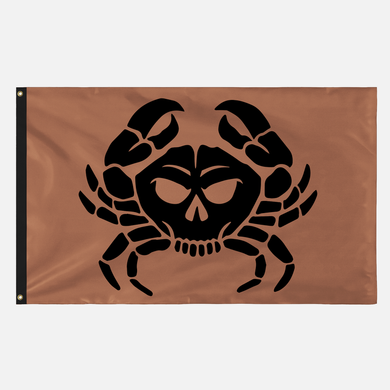 Bone Crab Flag // Coyote Brown