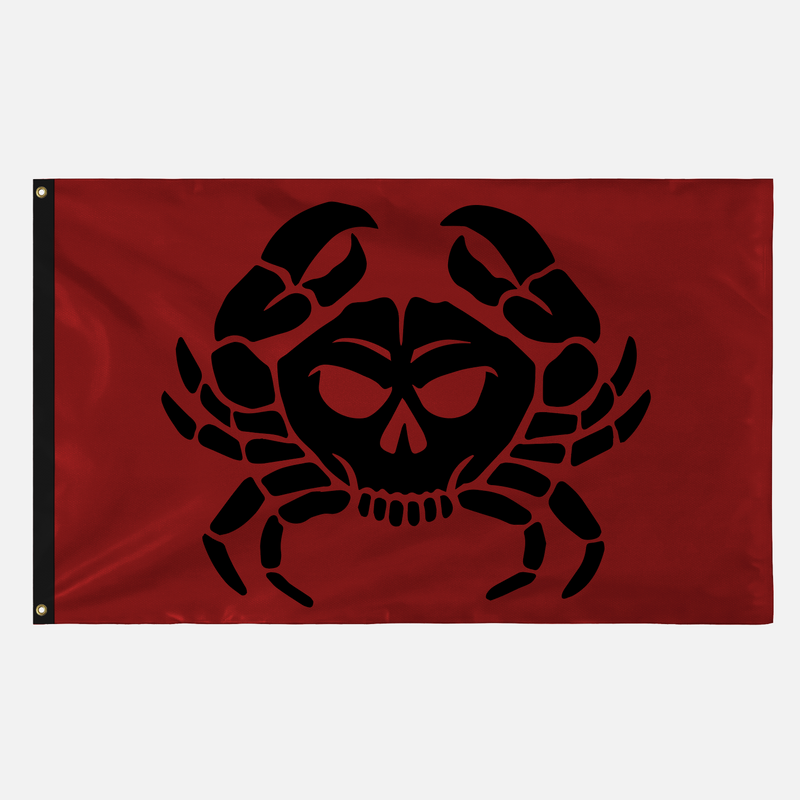 Bone Crab Flag // Blood Red