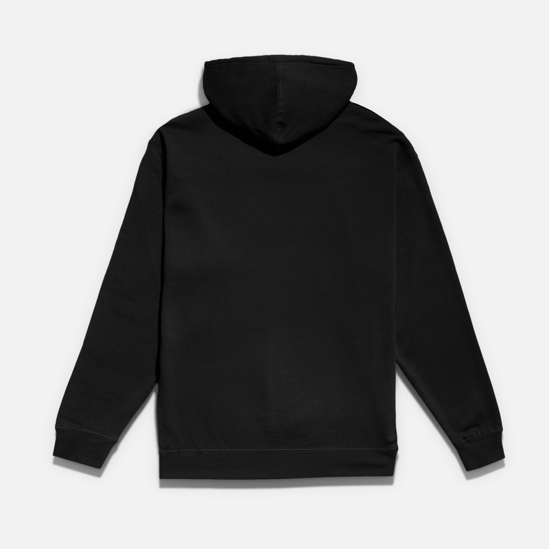 Bone Bison Hybrid Hoodie // Black