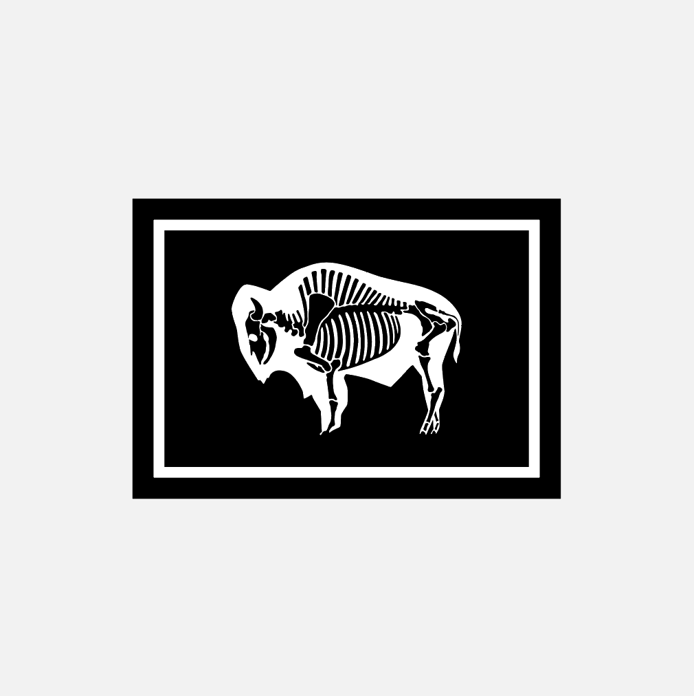 Bone Bison Sticker