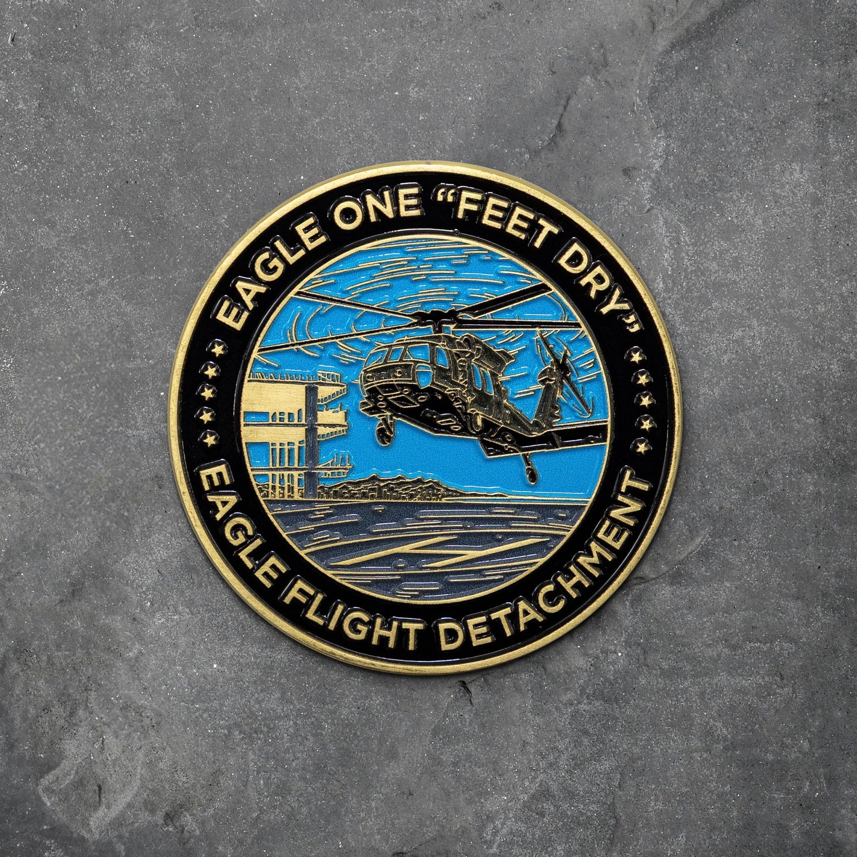 Eagle Flight Det Challenge Coin