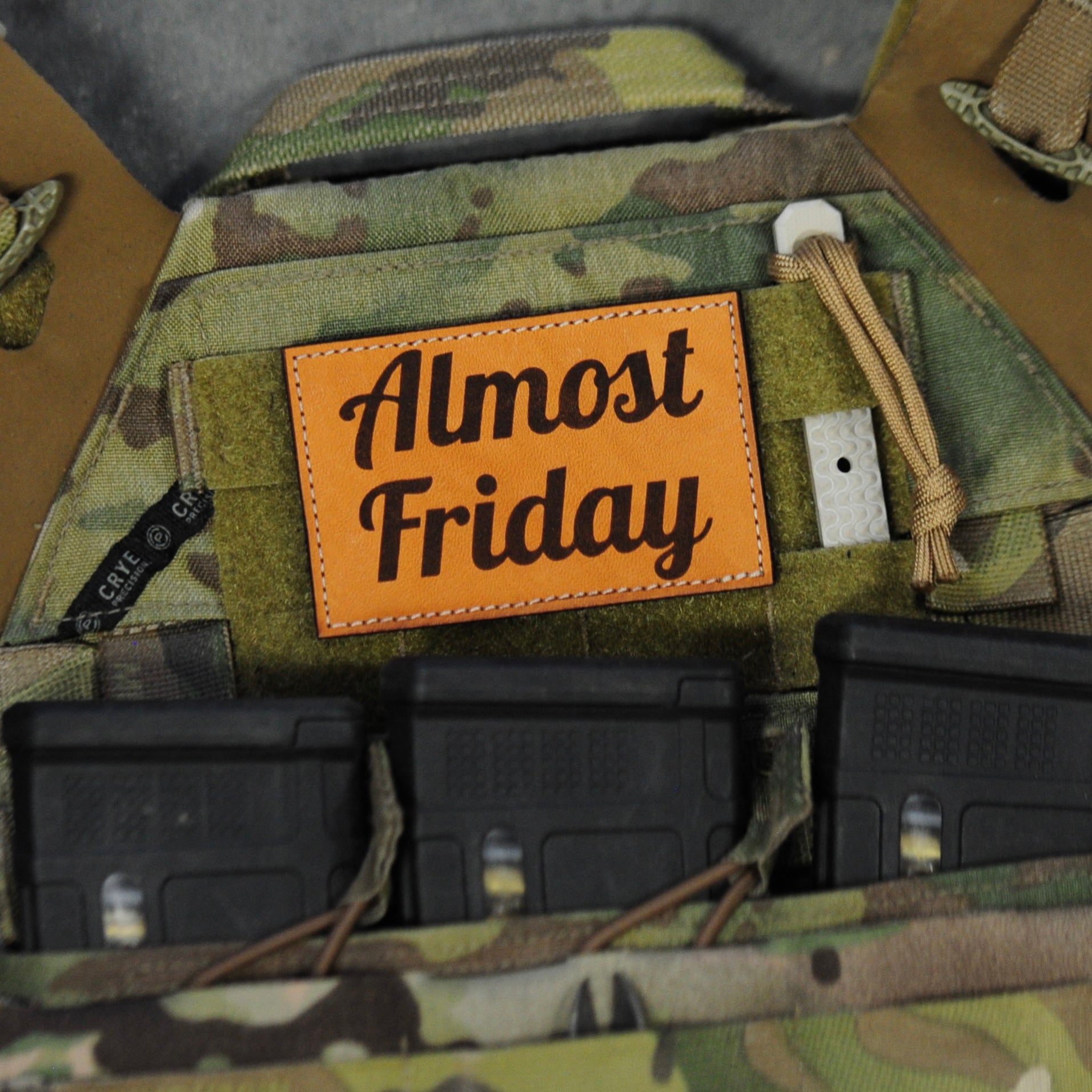 Almost Friday Leather Patch
